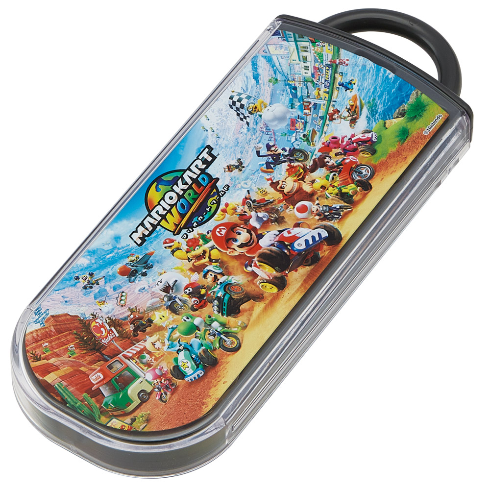【メール便対象品】 スケーター 箸 スプーン フォーク セット 子供 お弁当 日本製 カトラリーセット skater TACC2 マリオカートワールド マリオ MARIO 男の子 男子【キャラクター トリオセット 食洗機 対応 弁当箱 スプーンセット お箸】