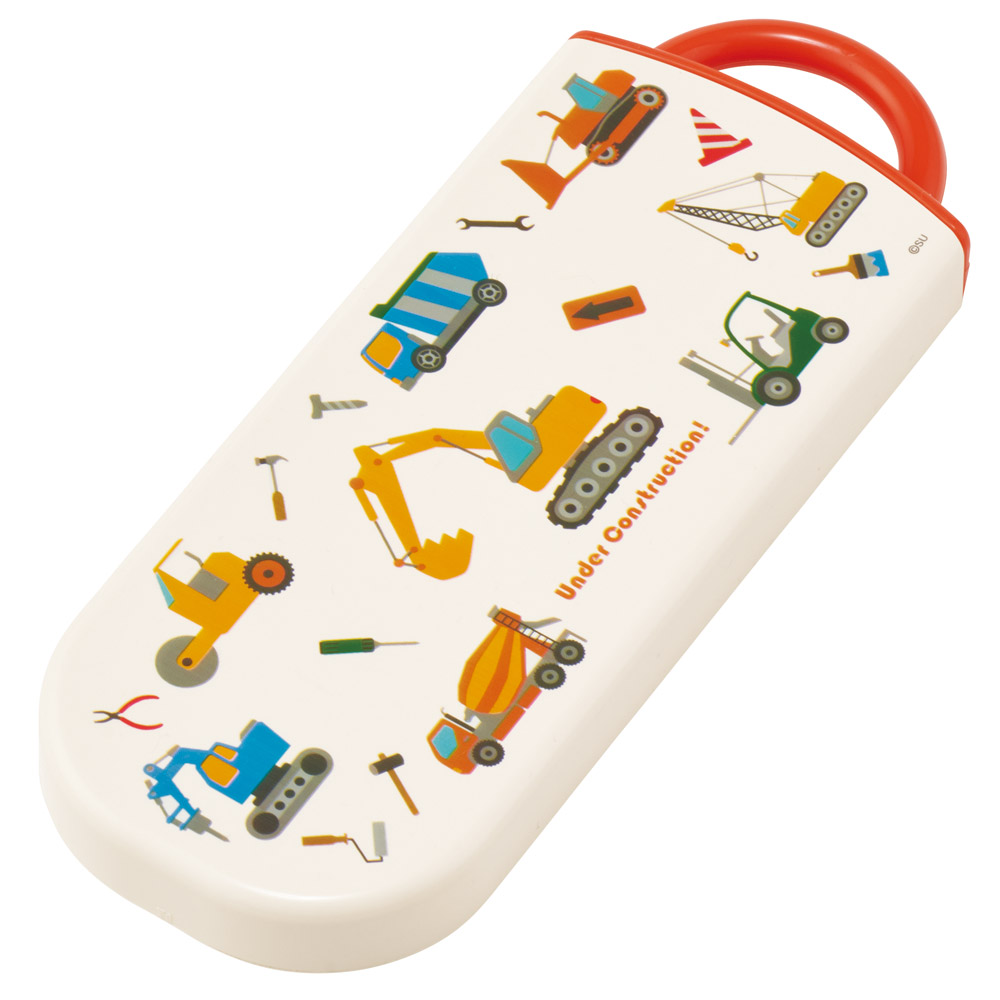 【メール便対象品】 スケーター 箸 スプーン フォーク セット 子供 お弁当 日本製 カトラリーセット skater TACC2 はたらく クルマ くるま 車 車柄 男の子 男子【キャラクター トリオセット 食洗機 対応 弁当箱 スプーンセット お箸】