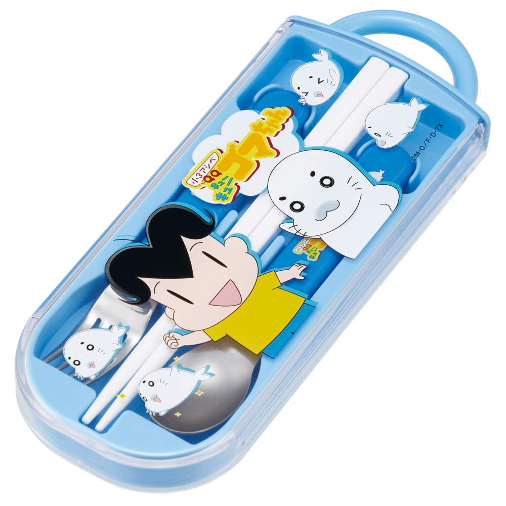スケーター 箸 スプーン フォーク セット 子供 お弁当 カトラリーセット skater TACC2 小3アシベ QQゴマちゃん アシベ ゴマちゃん【キャラクター トリオセット 食洗機 対応 スプーンセット】