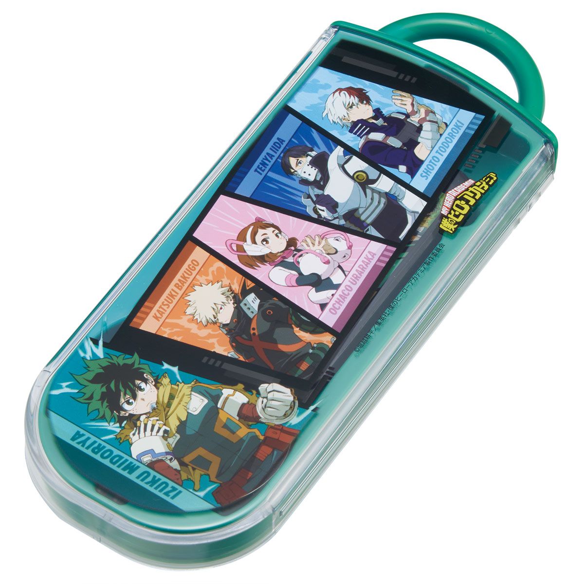 スケーター 箸 スプーン フォーク セット 子供 お弁当 カトラリーセット skater TACC2 僕のヒーローアカデミア ヒロアカ グッズ【キャラクター トリオセット 食洗機 対応 スプーンセット】