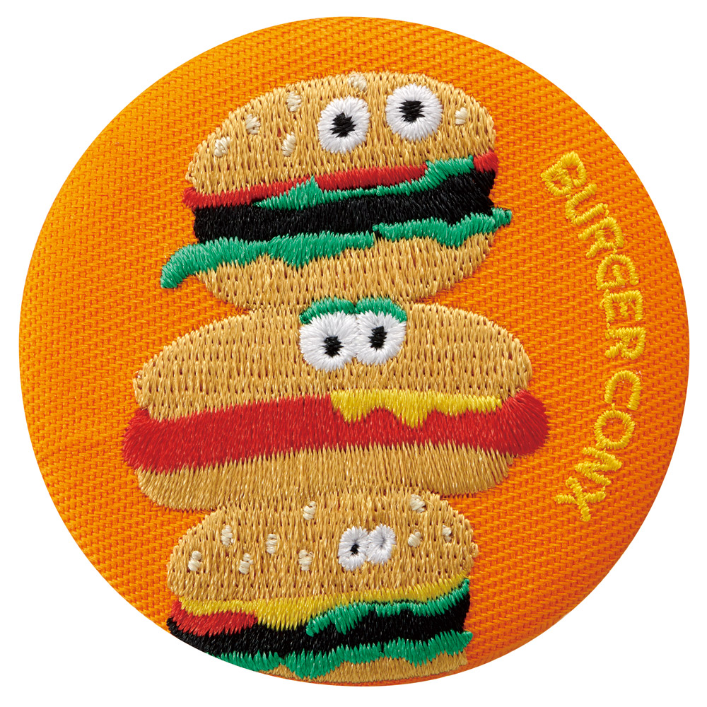 スケーター 刺繍缶バッジ 8個入り キャラクター 刺繍 缶バッジ 全8種類 カンバッジ ZSCB56 skater バーガーコンクス BURGER CONX 男の子 女の子【おしゃれ かわいい キッズ 子供 目印 ポイント】
