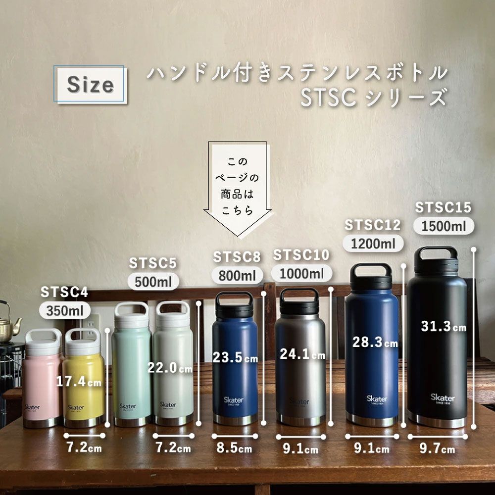 【送料無料】スクリューハンドルマグボトル 800ml シルバー/STSC8_4973307579226