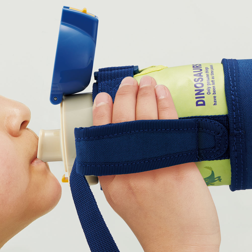 カバー付ダイレクトステンレスボトル 400ml ディノサウルス ピクチャ/KSTCH4_4973307624551