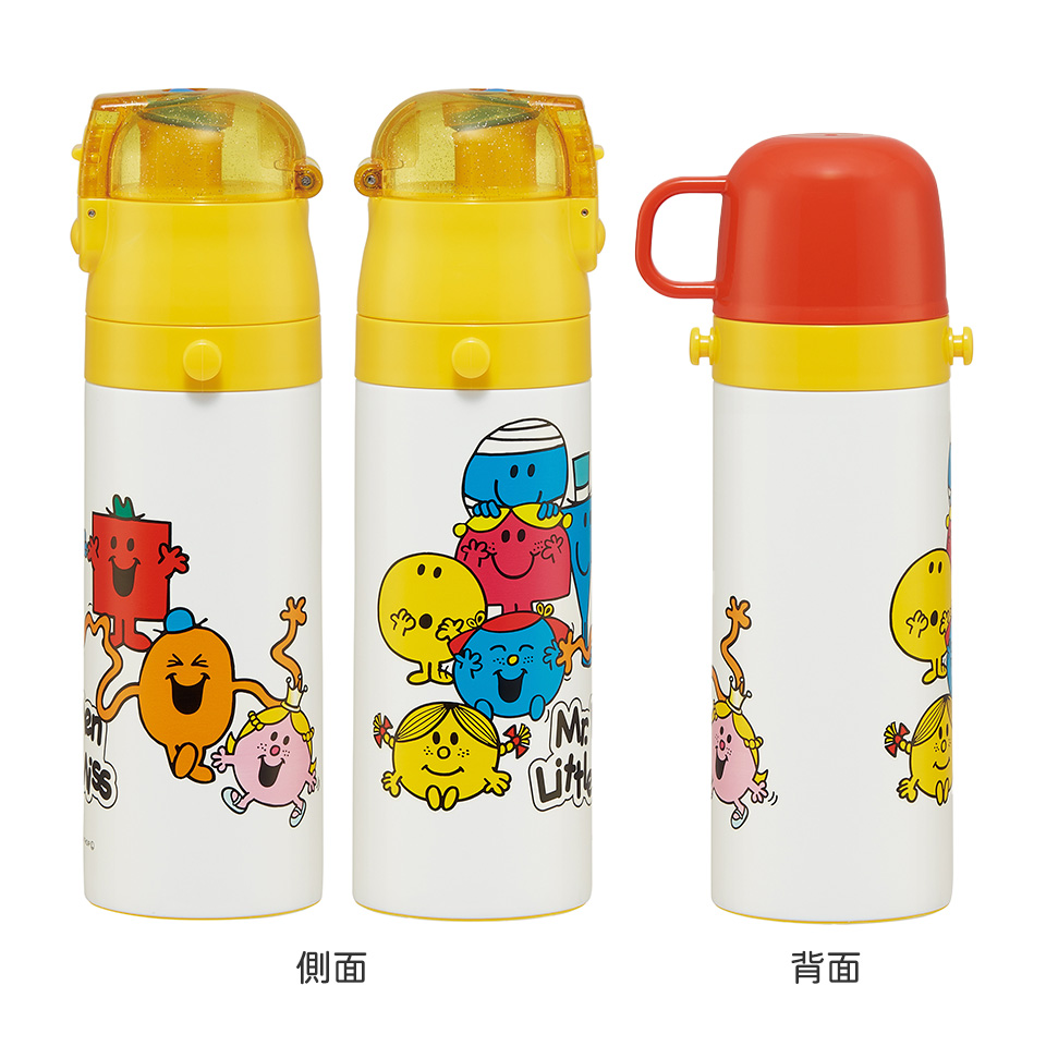 【送料無料】超軽量 直飲み コップ飲み兼用 2WAYステンレスボトル 470ml/430ml Ｍｒ．Ｍｅｎ／SKDC4_4973307690815