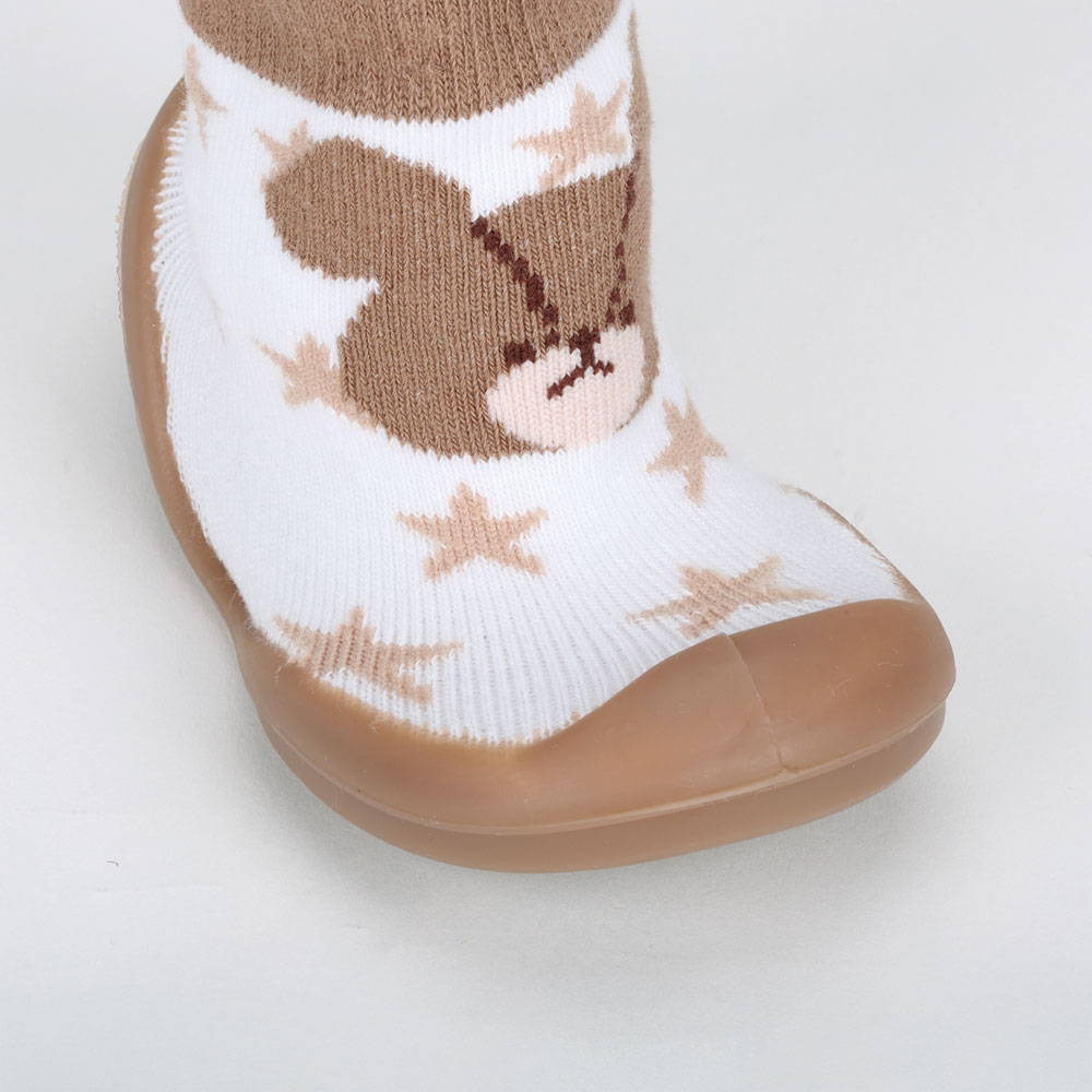 ソックス シューズ ギフトボックス XS 11.3cm ベビー 靴 赤ちゃん BSSHL1G スケーター skater くまのがっこう クマの学校 男の子 女の子 女子【キャラクター 靴下 くつ クツ ファーストシューズ】