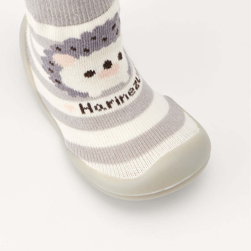 ソックス シューズ ギフトボックス S 11.9cm ベビー 靴 赤ちゃん BSSHL2G スケーター skater Pompon's ハリネズミ はりねずみ 動物 キャラクター【キャラクター 靴下 くつ クツ ファーストシューズ】