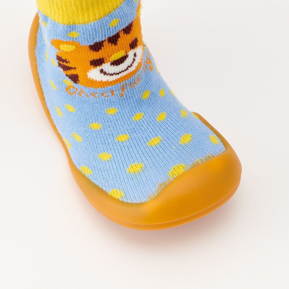 ソックス シューズ ギフトボックス M 12.6cm ベビー 靴 赤ちゃん BSSHL3G スケーター skater トラ とら チアフル タイガー 動物 男の子 男子【キャラクター 靴下 くつ クツ ファーストシューズ】