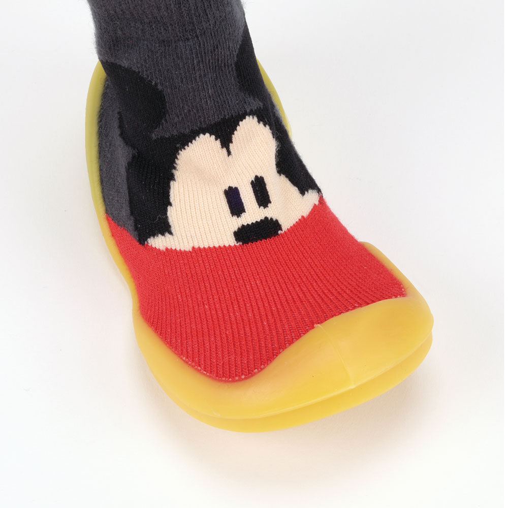 ソックス シューズ ギフトボックス M 12.6cm ベビー 靴 赤ちゃん BSSHL3G スケーター skater ミッキーマウス ミッキー Mickey 男の子 女の子【キャラクター 靴下 くつ クツ ファーストシューズ】