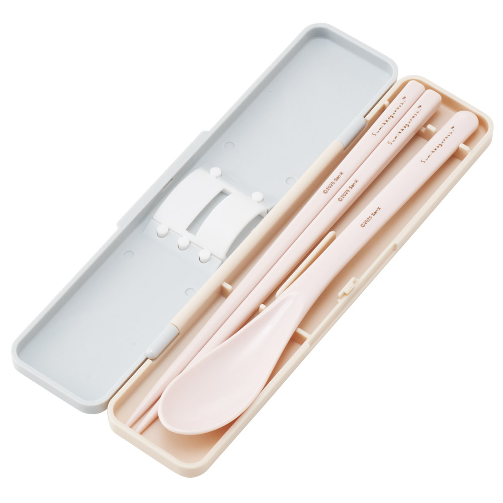 【メール便対象品】 スケーター 箸 スプーンセット お弁当 カトラリーセット 日本製 食洗機対応 大人 skater CCS3SA すみっコぐらし すみっこ ぐらし 女の子 女子【おはしセット お箸セット 子供 箸ケース 食洗機】