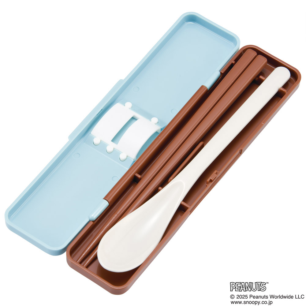 スケーター 箸 スプーンセット お弁当 カトラリーセット 日本製 食洗機対応 大人 skater CCS3SA スヌーピー クッキー SNOOPY ピーナッツ 女性【おはしセット お箸セット 子供 箸ケース 食洗機】