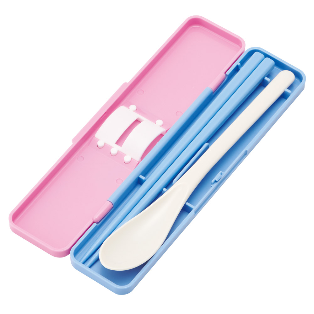 スケーター 箸 スプーンセット お弁当 カトラリーセット 日本製 食洗機対応 大人 skater CCS3SA Care Bears ケアベア スパークル くま カラフル キャラクター【おはしセット お箸セット 子供 箸ケース 食洗機】