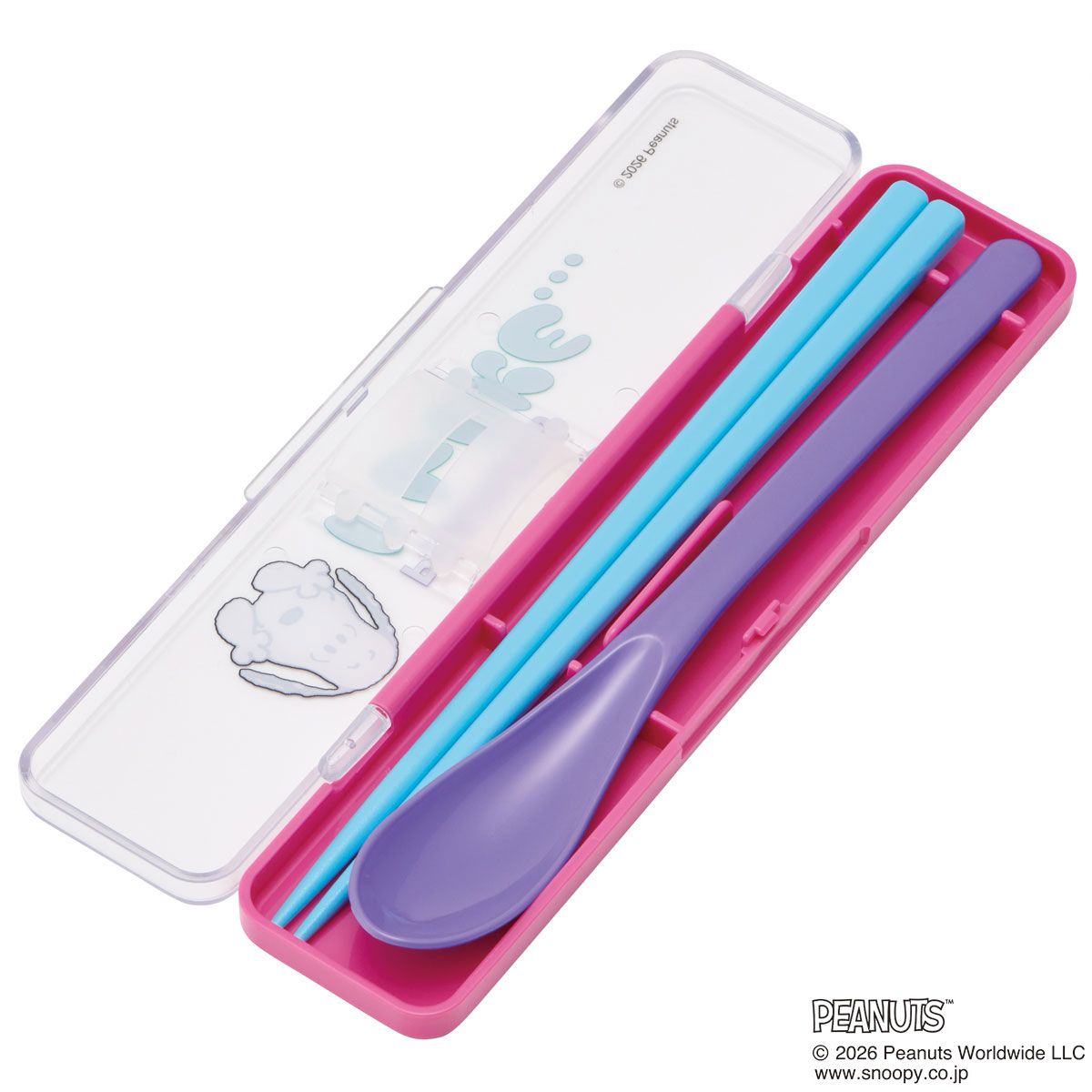 スケーター 箸 スプーンセット お弁当 カトラリーセット 日本製 食洗機対応 大人 skater CCS3SA スヌーピー アイライク I LIKE... SNOOPY ピーナッツ【おはしセット お箸セット 子供 箸ケース 食洗機】
