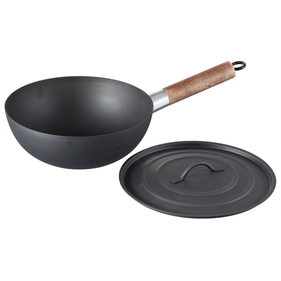 【送料無料】アウトドア中華鍋 23cm ベーシック/IRCN1_4973307570889/スケーター