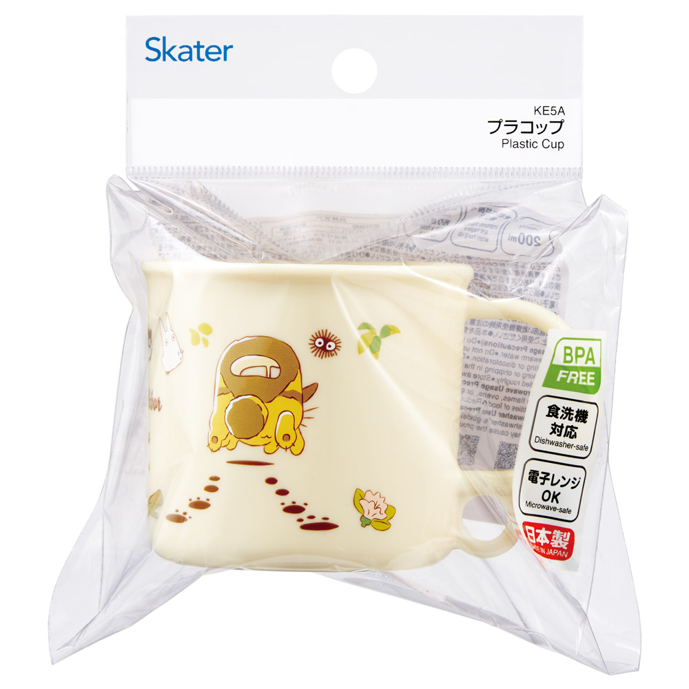 スケーター プラスチック コップ 幼稚園 200ml 子供 プラコップ 食洗機 コップ 割れにくい skater KE5A となりのトトロ ネコバス totoro スタジオジブリ【キャラクター 子供用食器 子ども キッズ 保育園 小学生 学校】