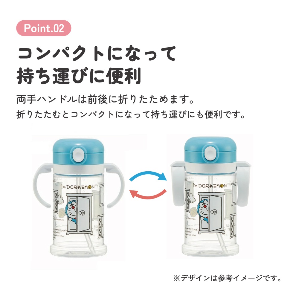 2WAYストローマグ 370ml ドラえもん／KSHW2N_4973307541667