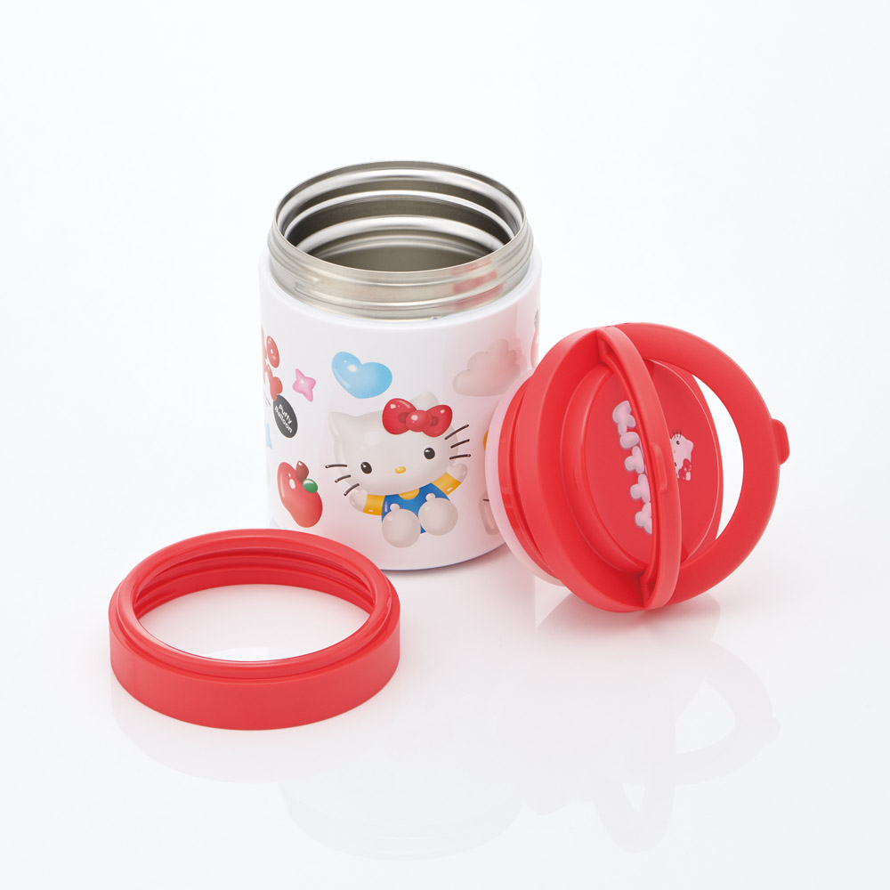 スケーター デリカポット 500ml 保温 保冷 スープジャー ハンドル付き 可愛い キャラクター skater LJFO5 キティ ハローキティ キティちゃん サンリオ 女の子【フードジャー スープ 持ち運び お弁当 ステンレス】