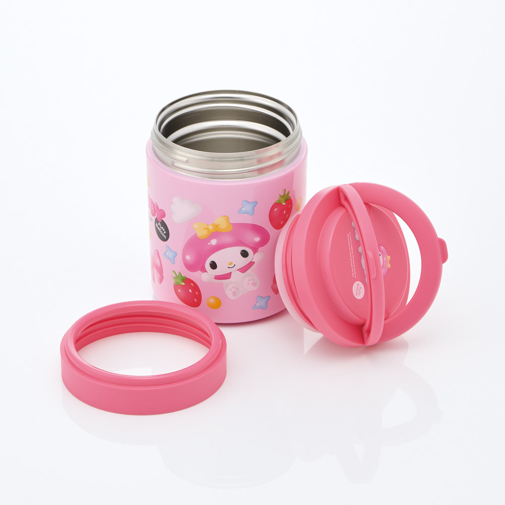 スケーター デリカポット 500ml 保温 保冷 スープジャー ハンドル付き 可愛い キャラクター skater LJFO5 マイメロディ マイメロ サンリオ 女の子 女子【フードジャー スープ 持ち運び お弁当 ステンレス】