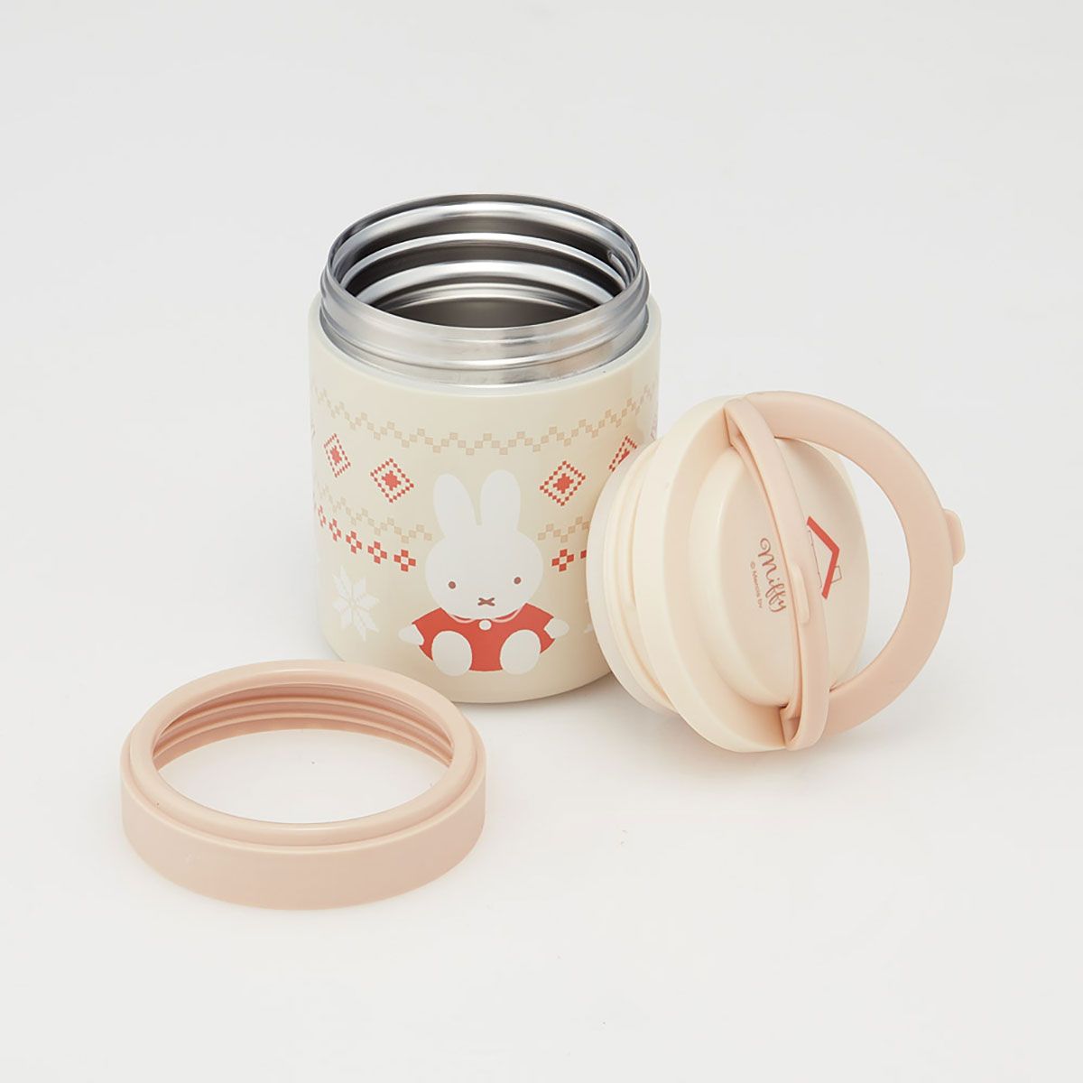 【送料無料】スケーター デリカポット 500ml 保温 保冷 スープジャー ハンドル付き 可愛い キャラクター skater LJFO5 ミッフィー Miffy うさこちゃん 女の子 女性【フードジャー スープ 持ち運び お弁当 ステンレス】