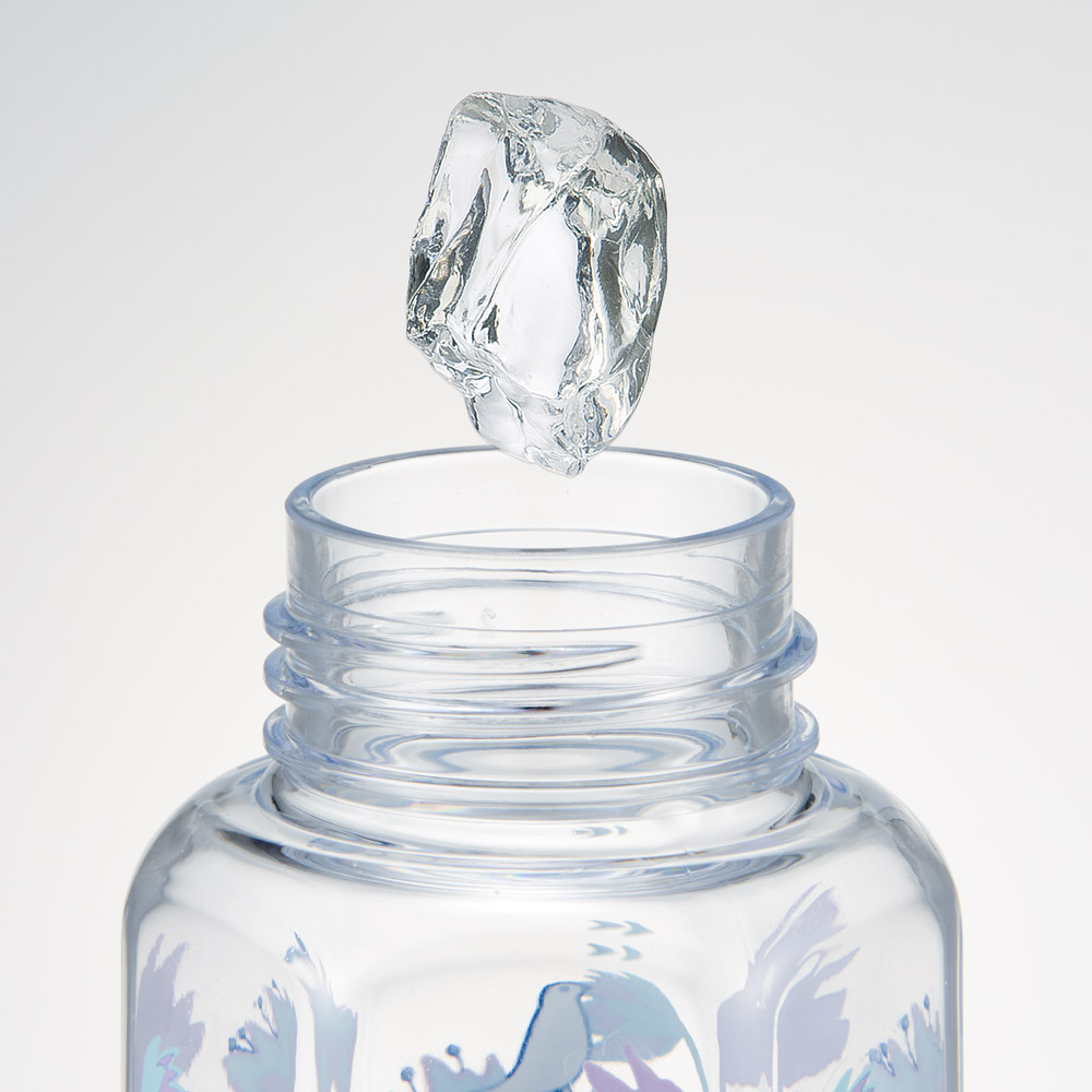 スケーター 六角形 プラスチック マグ 水筒 350ml 直飲み ウォーターボトル 透明 キャラクター skater PDH4 ムーミン Moomin リトルミイ フラワー【クリア ボトル クリアボトル マグボトル おしゃれ】
