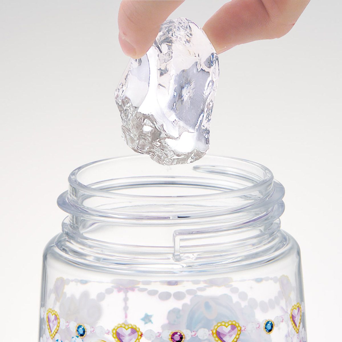 スケーター 水筒 キッズ ワンタッチ プラスチック ストロー ボトル クリア 480ml プラ水筒skater PDSH5 ディズニー プリンセス 27年 女の子 女子【キャラクター 子供 かわいい ワンプッシュ 軽量 ショルダー】
