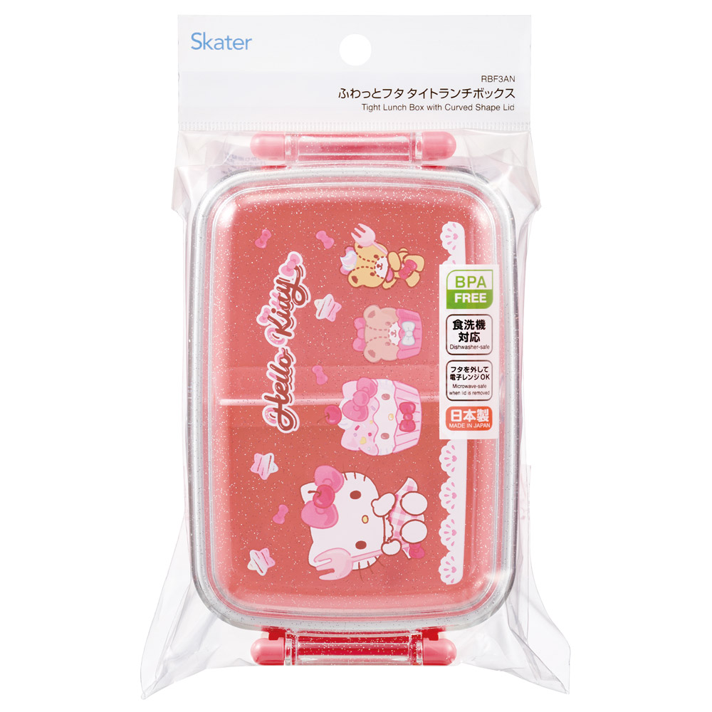 スケーター お弁当箱 一段 450ml かわいい キャラクター 食洗機対応 子供 キッズ 仕切り skater RBF3AN キティ ハローキティ キティちゃん サンリオ 女の子