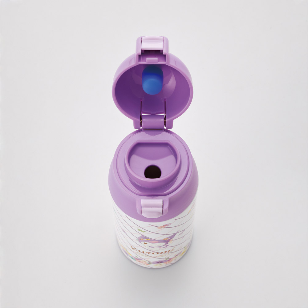 スケーター 水筒 キッズ 360ml キャラクター 直飲み ワンタッチ おしゃれ ステンレス skater SDPC4 クロミ クロミちゃん サンリオ 女の子 女子【幼稚園 保育園 3歳 4歳 5歳 プレゼント ロック付き 通園 通学】
