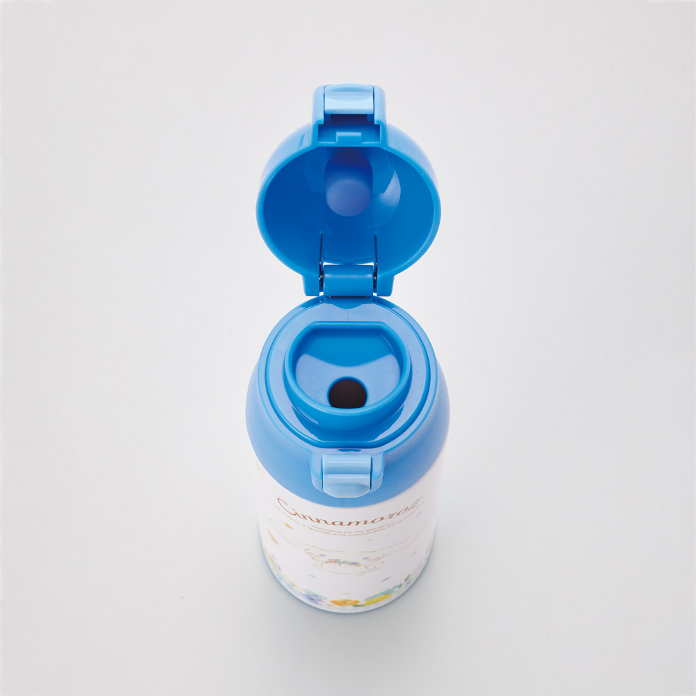 スケーター 水筒 キッズ 360ml キャラクター 直飲み ワンタッチ おしゃれ ステンレス skater SDPC4 シナモロール シナモン サンリオ 女の子 女子【幼稚園 保育園 3歳 4歳 5歳 プレゼント ロック付き 通園 通学】