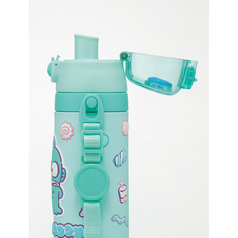 スケーター 水筒 立体プリント キッズ ワンタッチ 直飲み ステンレス 480ml かわいい skater SDPV5 はんぎょどん ハンギョドン 男の子 女の子【保育園 幼稚園 ロック付き 保冷 ダイレクト ベルト付き プレゼント】