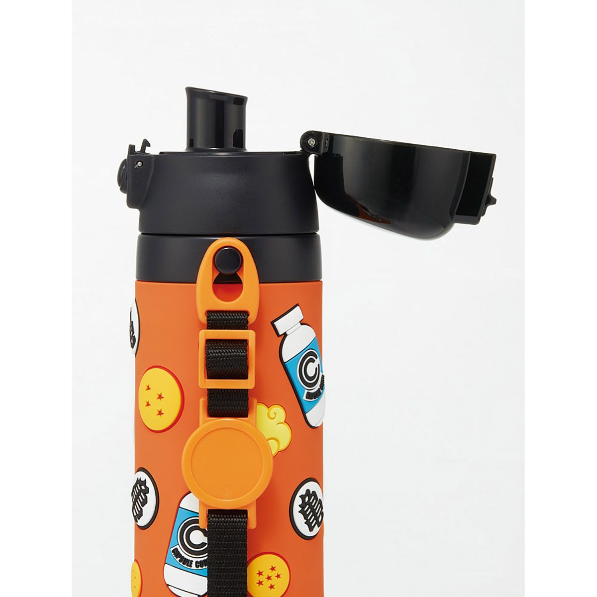スケーター 水筒 立体プリント キッズ ワンタッチ 直飲み ステンレス 480ml かわいい skater SDPV5 ドラゴンボール Z DB 男の子 男子【保育園 幼稚園 ロック付き 保冷 ダイレクト ベルト付き プレゼント】
