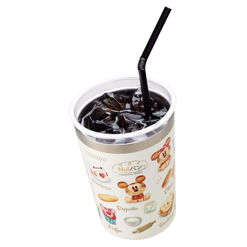 スケーター ステンレスタンブラー キャラクター コンビニ タンブラー ステンレス 400ml 保温 skater STCV2 Nuiパン ぬいパン ぬいぱん ヌイパン ディズニー【おしゃれ かわいい マグカップ コーヒーマグ コップ】