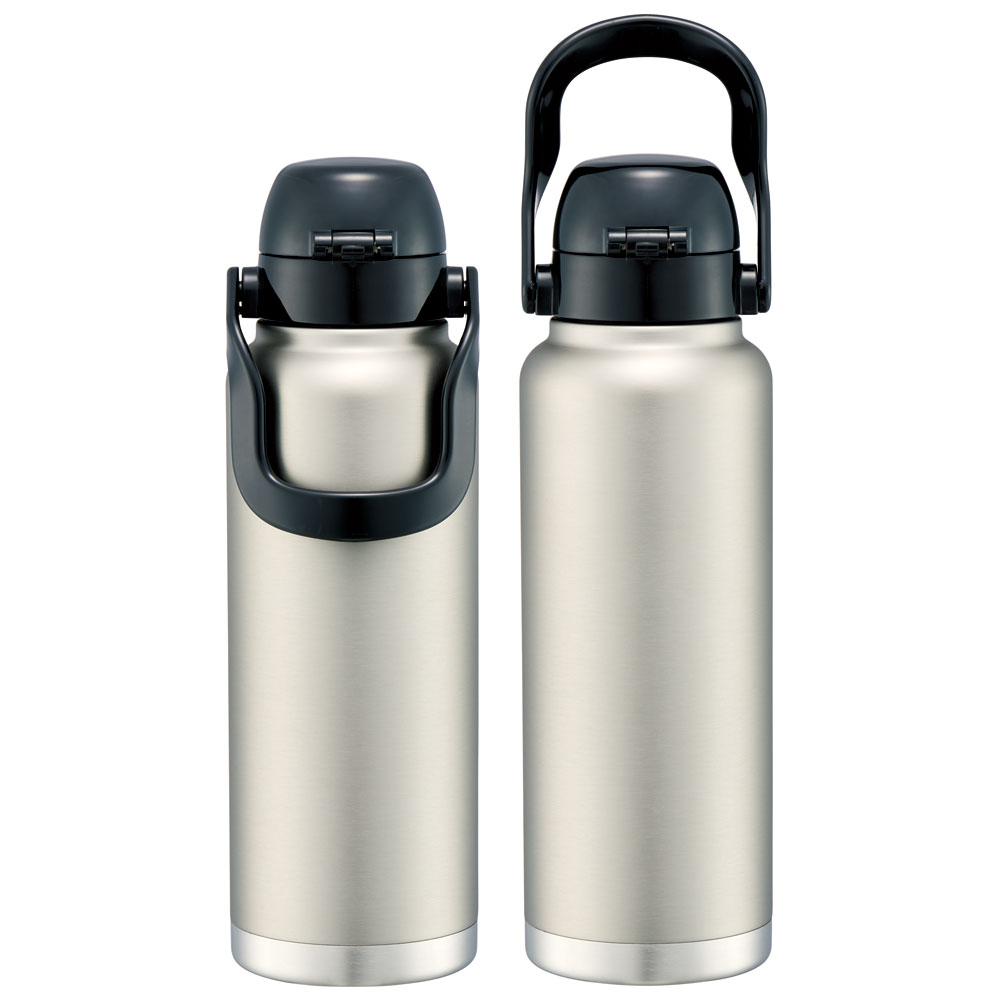 ハンドル付ワンプッシュダイレクトボトル 1200ml シルバー/STD12H_4973307596797