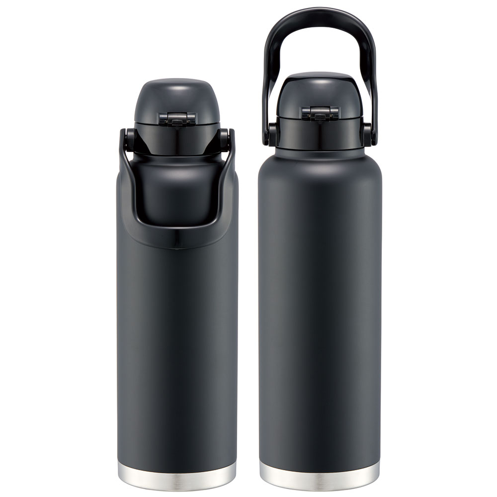 ハンドル付ワンプッシュダイレクトボトル 1500ml ブラック/STD15H_4973307596803