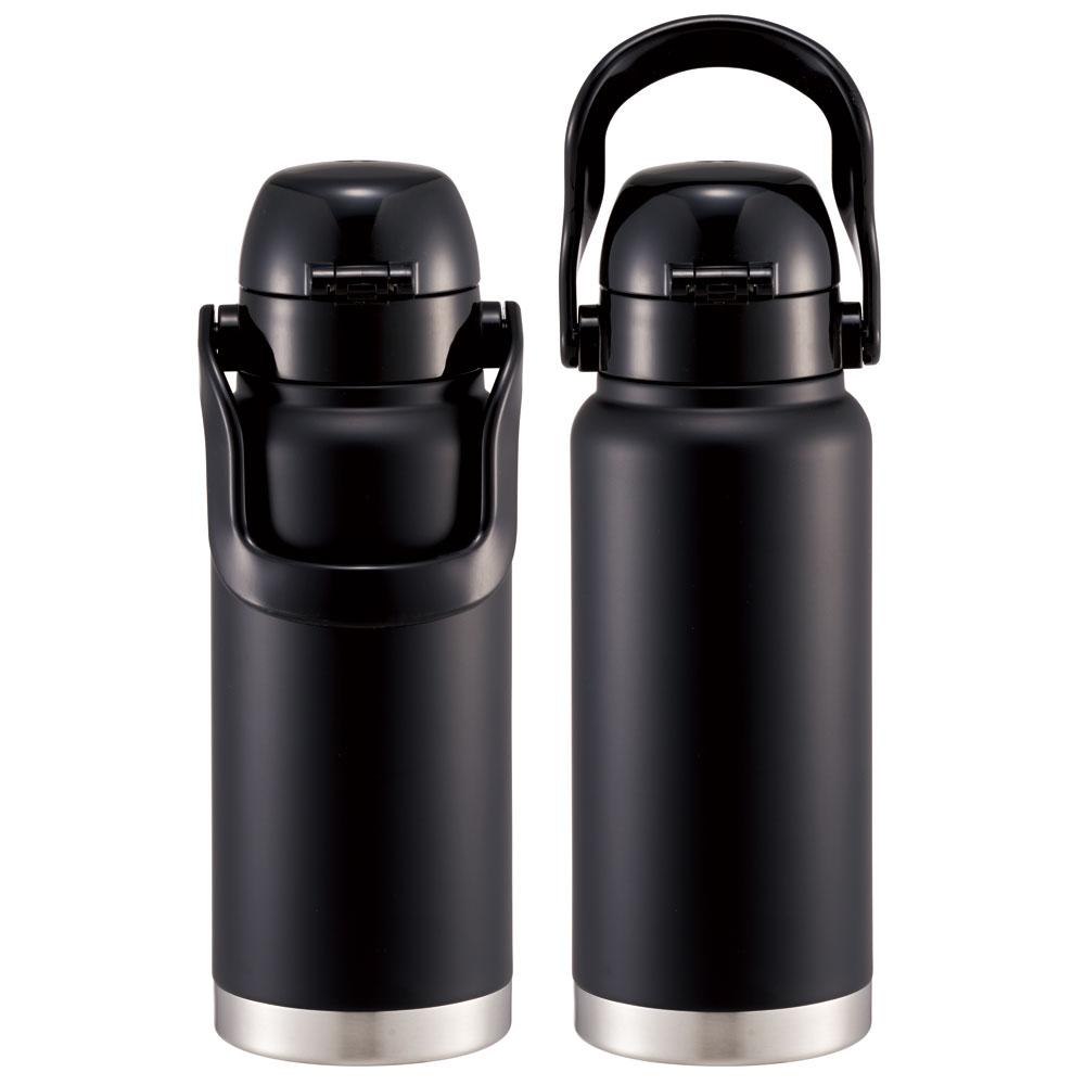 ハンドル付ワンプッシュダイレクトボトル 800ml ブラック/STD8H_4973307596674