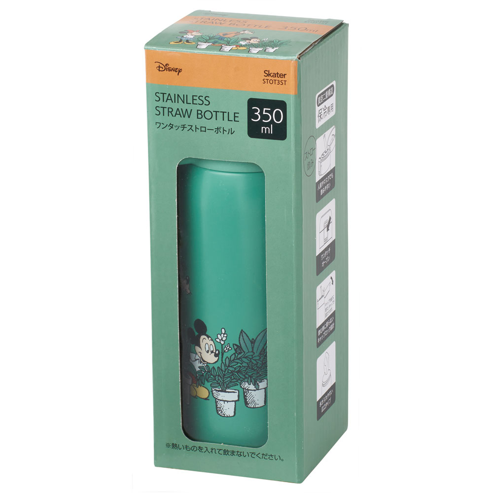 ワンタッチストローボトル 350ml ミッキー/STOT3ST_4973307591211/スケーター
