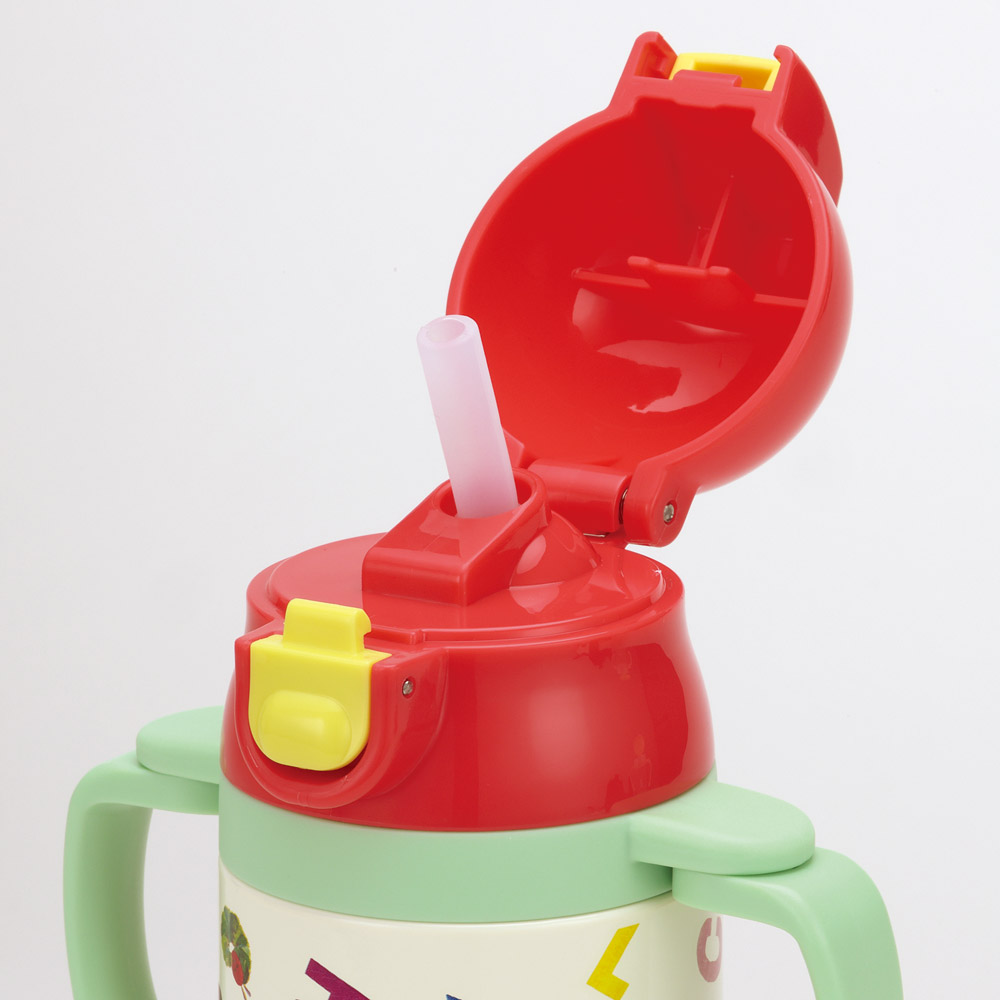 スケーター 保冷 ステンレス ストローマグ 350ml ベビーマグ ベビー 水筒 赤ちゃん マグ skater STWM3N はらぺこあおむし はらぺこ 男の子 女の子 女子【トレーニングマグ 子供 ワンプッシュ かわいい ギフト】