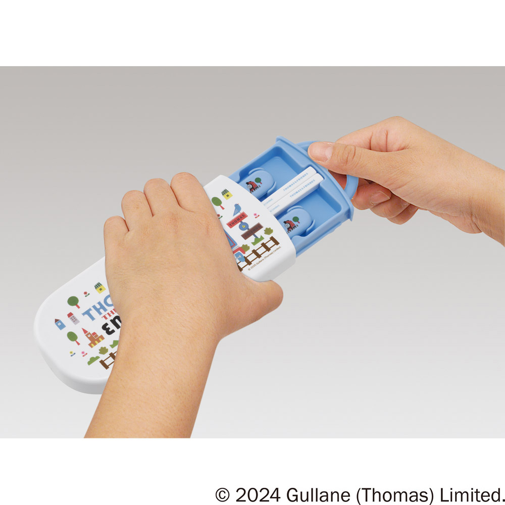 【メール便対象品】 スケーター 箸 スプーン フォーク セット 子供 お弁当 日本製 カトラリーセット skater TACC2 きかんしゃトーマス つむぱぱ トーマス 男の子 男子 電車【キャラクター トリオセット 食洗機 対応 弁当箱 スプーンセット お箸】