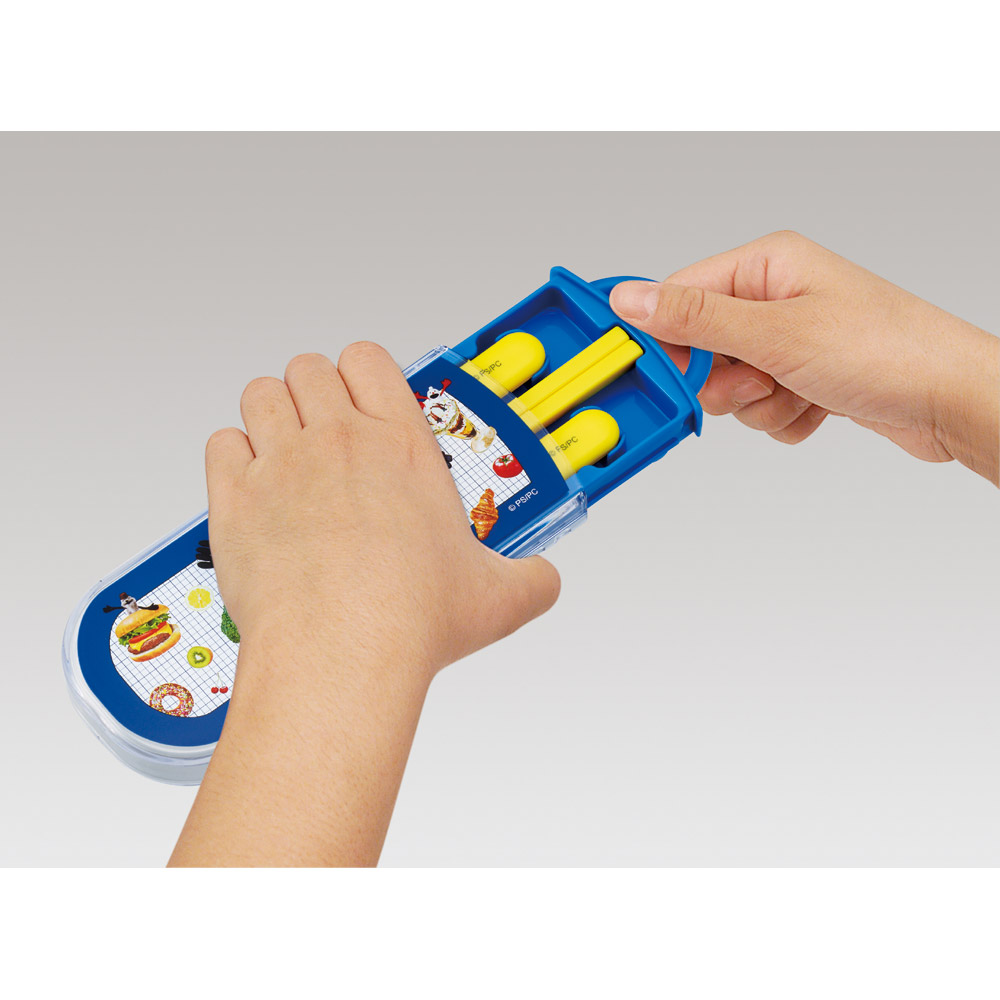 【メール便対象品】 スケーター 箸 スプーン フォーク セット 子供 お弁当 日本製 カトラリーセット skater TACC2 パペットスンスン PUPPET SUNSUN グッズ【キャラクター トリオセット 食洗機 対応 弁当箱 スプーンセット お箸】