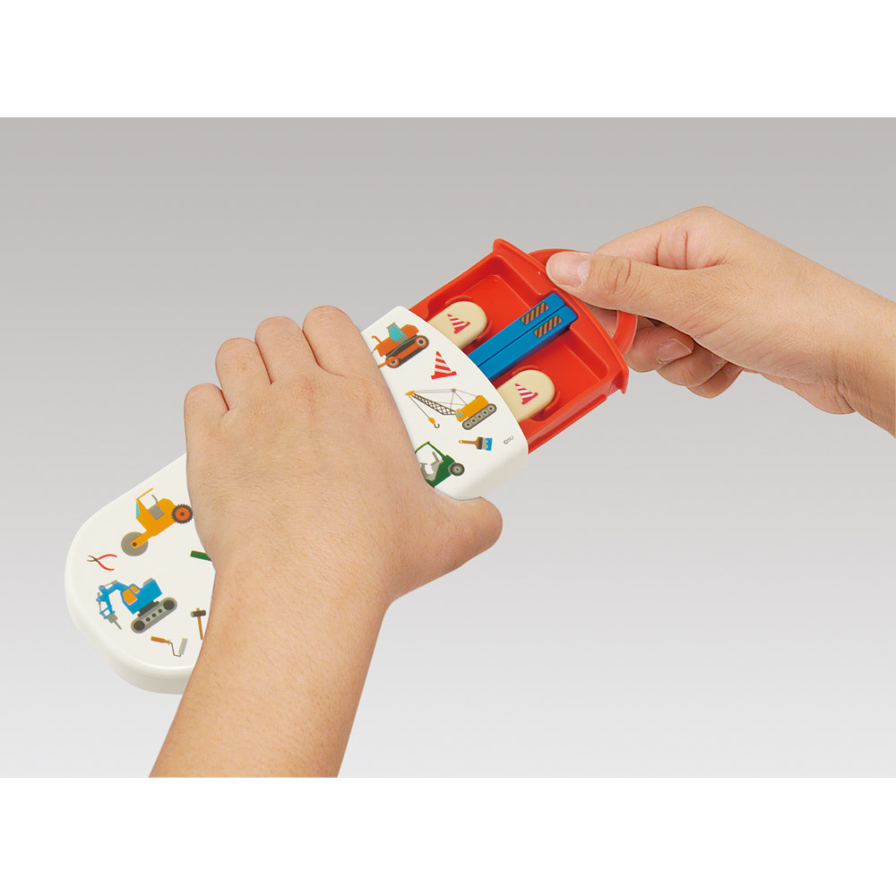 【メール便対象品】 スケーター 箸 スプーン フォーク セット 子供 お弁当 日本製 カトラリーセット skater TACC2 はたらく クルマ くるま 車 車柄 男の子 男子【キャラクター トリオセット 食洗機 対応 弁当箱 スプーンセット お箸】