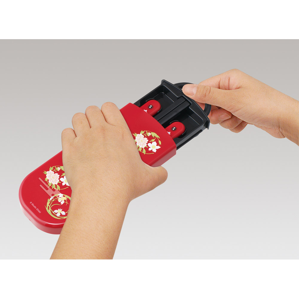 【メール便対象品】 スケーター 箸 スプーン フォーク セット 子供 お弁当 カトラリーセット skater TACC2 千と千尋の神隠し 千と千尋 カオナシ えんじ色 スタジオジブリ【キャラクター トリオセット 食洗機 対応 スプーンセット】