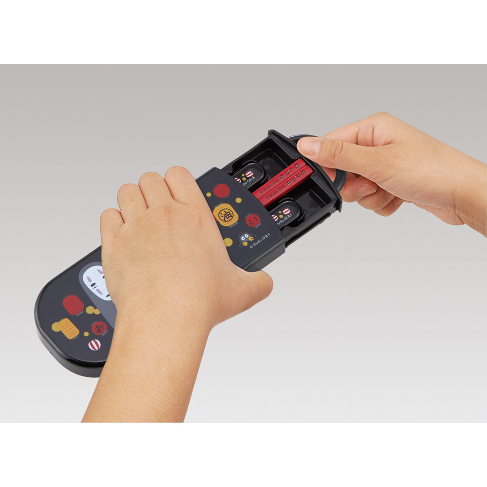 【メール便対象品】 スケーター 箸 スプーン フォーク セット 子供 お弁当 カトラリーセット skater TACC2 千と千尋の神隠し 千と千尋 カオナシ 提灯 スタジオジブリ【キャラクター トリオセット 食洗機 対応 スプーンセット】