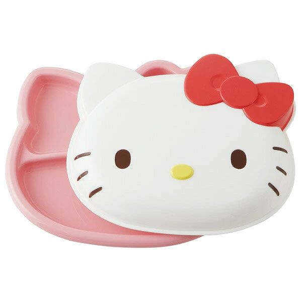 フタ付きランチプレート○ハローキティ おやつタイム○//食器