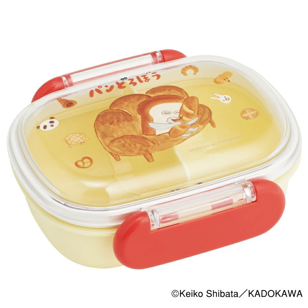 抗菌食洗機対応ふわっとフタタイトランチボックス パンどろぼう