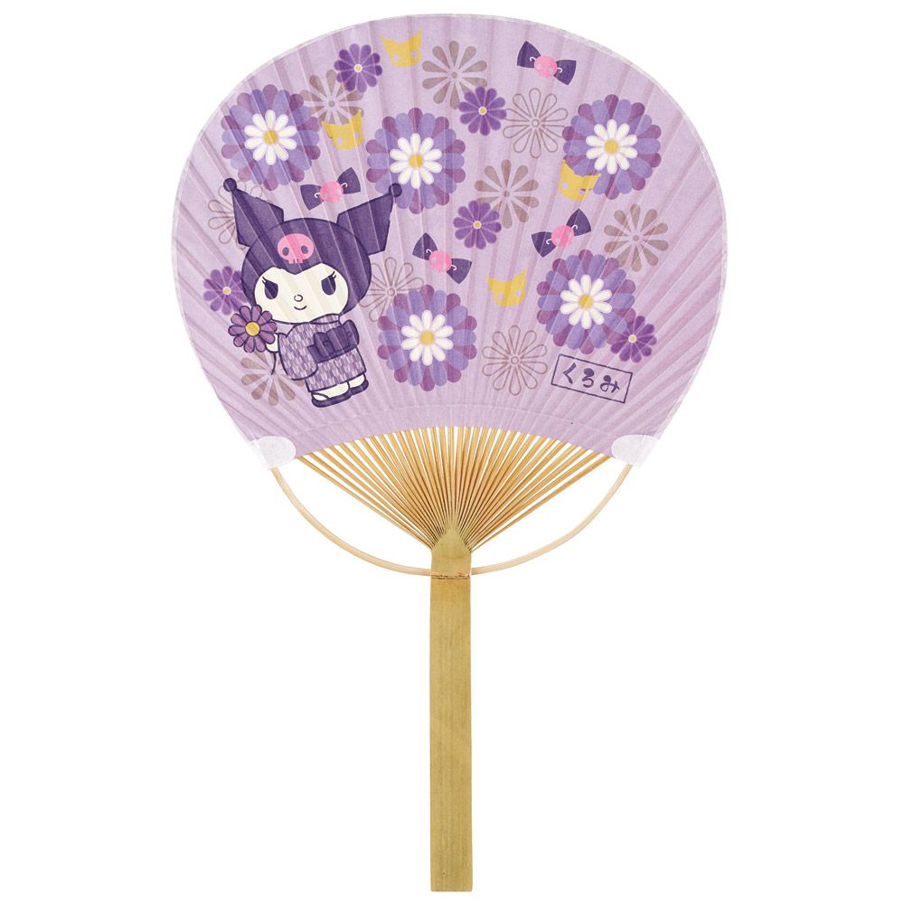 スケーター うちわ 団扇 おしゃれ かわいい 竹 上品 夏 お祭り 涼しい