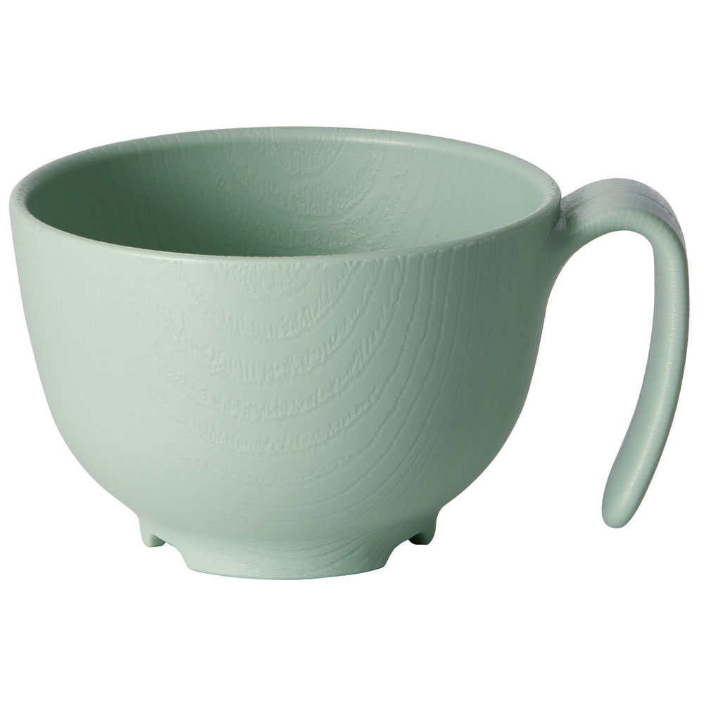 ハンドル付き茶碗 グリーン