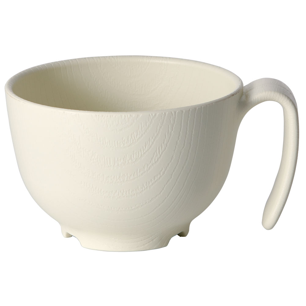 ハンドル付き茶碗 クリーム