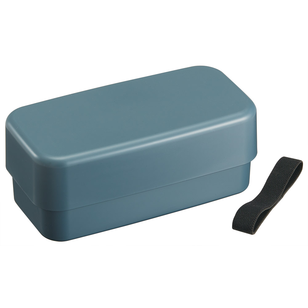箸付き 弁当箱 1000ml 2段 ランチボックス お弁当 入れ子式 仕切り付き