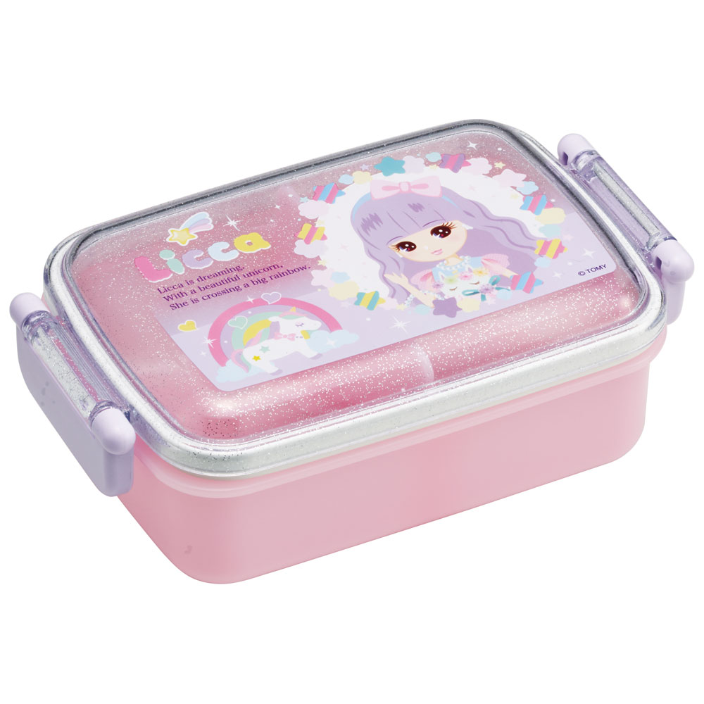 抗菌おかずがつぶれにくい ふわっとフタお弁当箱（角型） 1段/450ml