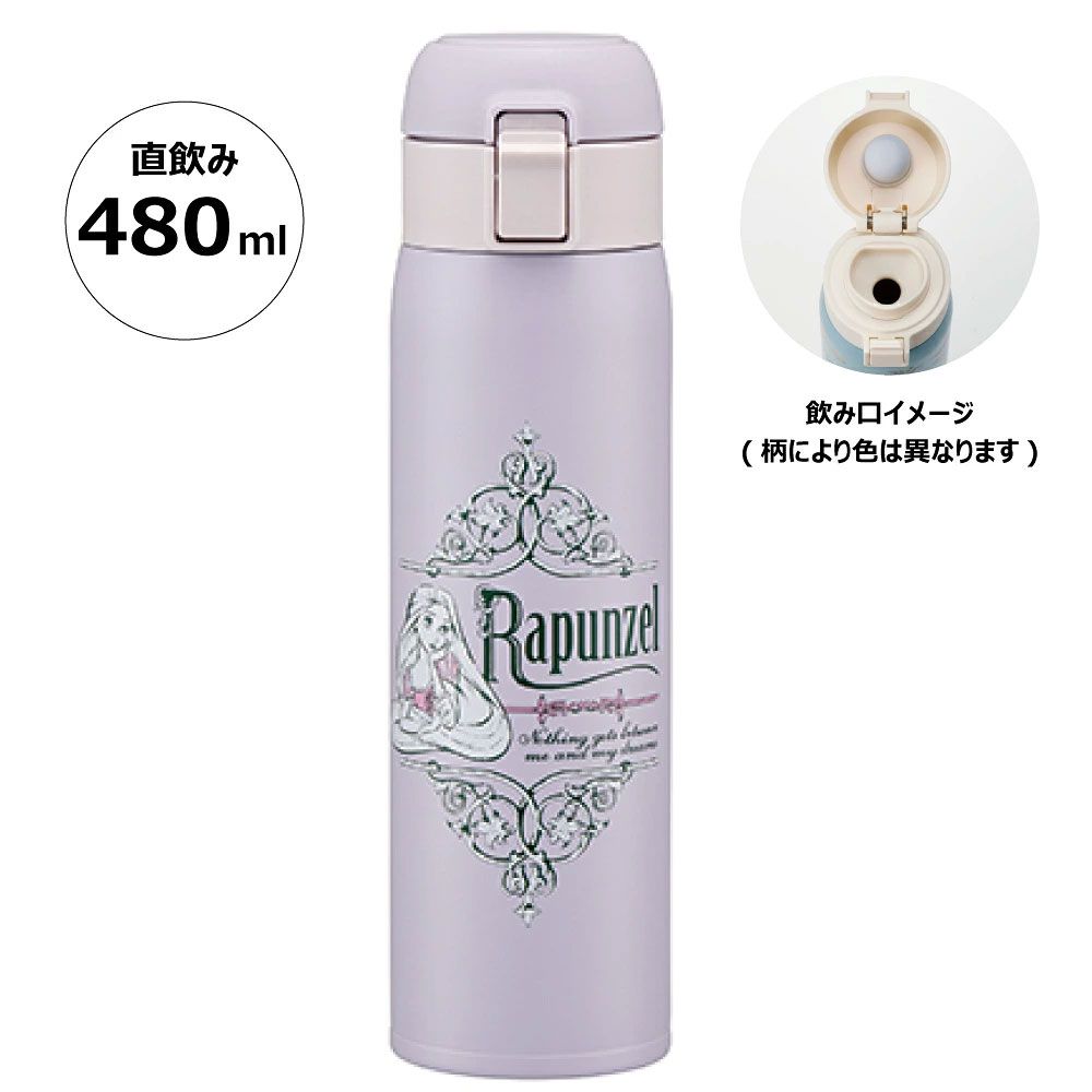 ワンプッシュステンレスボトル 480ml ミッキーマウス／STOT5_4973307575839