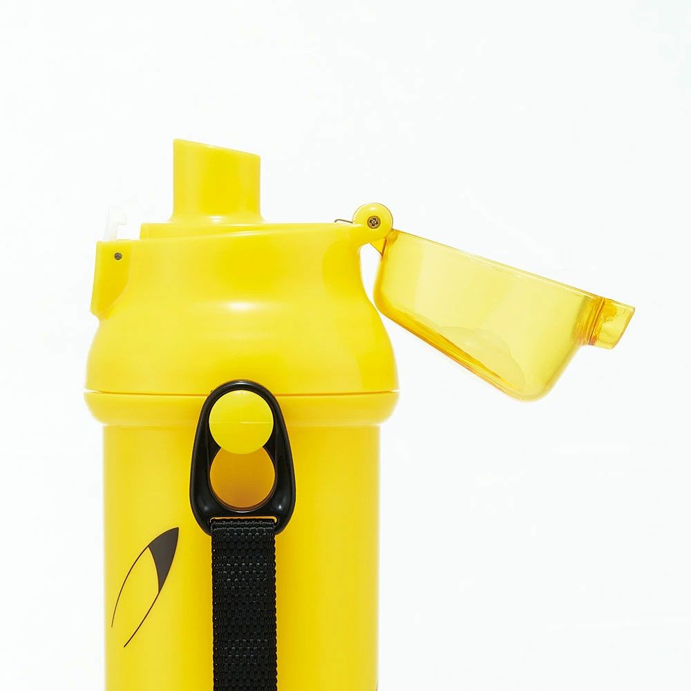【送料無料】スケーター 水筒 直飲み 大容量 480ml ワンタッチ プラスチック 食洗機対応 キッズ 幼児 skater PSB5SAN ポケットモンスター ポケモン ピカチュウ フェイス 25年【ショルダー ベルト 子供 こども 子ども 子供用 小学生 小学校】