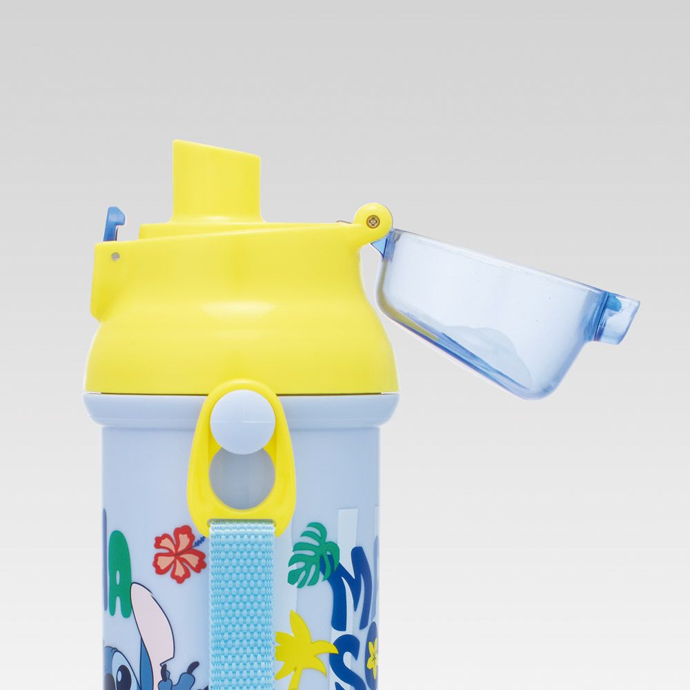 【送料無料】スケーター 水筒 直飲み 大容量 480ml ワンタッチ プラスチック 食洗機対応 キッズ 幼児 skater PSB5SAN リロ&スティッチ 26年 スティッチ ディズニー【ショルダー ベルト 子供 こども 子ども 子供用 小学生 小学校】